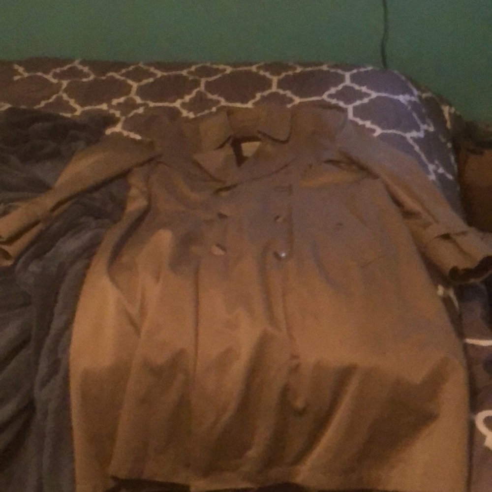 London towne jacket/zip out lining trench coat